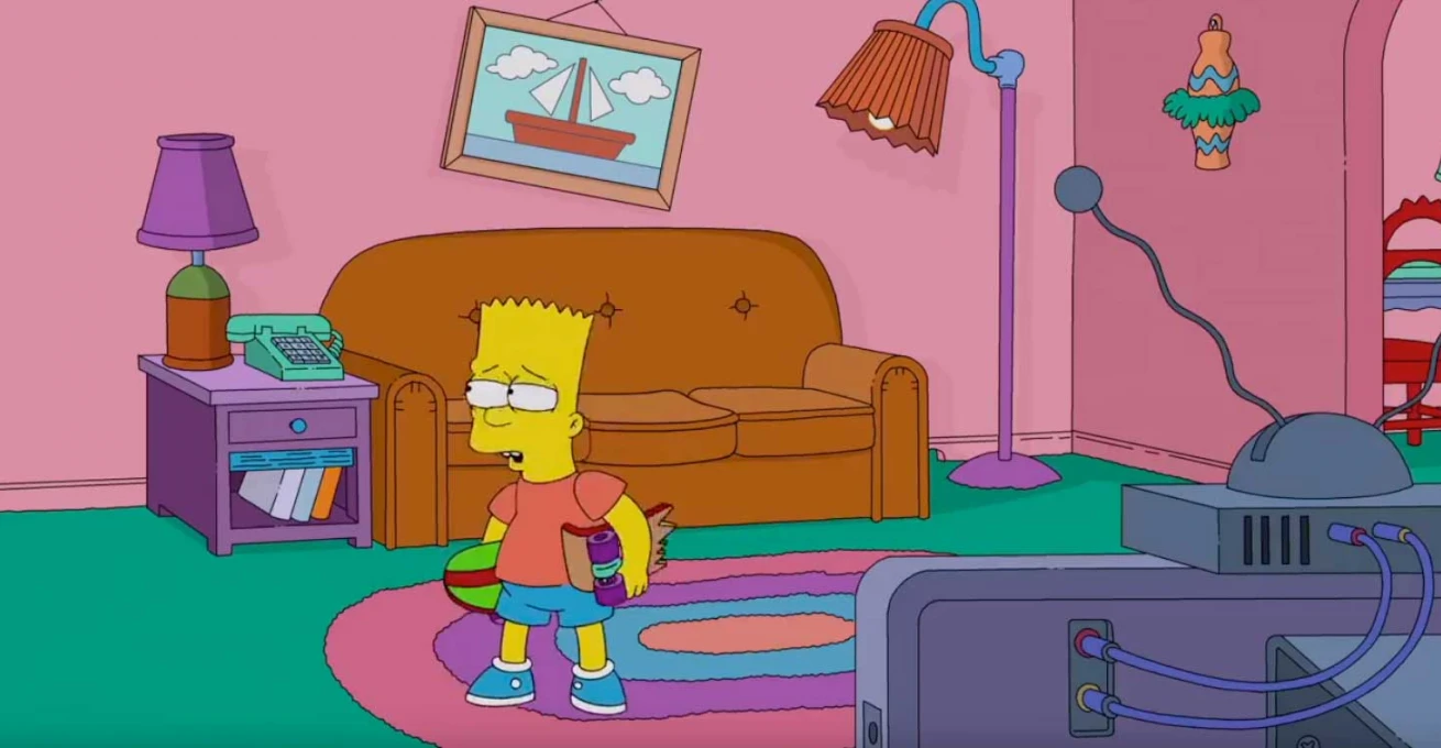 THE SIMPSONS COUCH GAG: BART FINALLY GETS THE REMOTE!